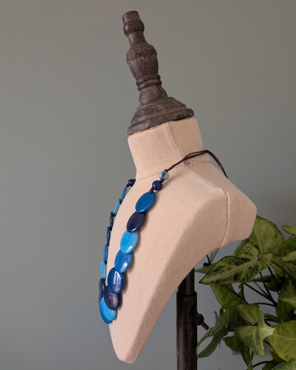 LITTLE SMARTIES — Handmade Tagua Statement Necklace - The Happy Elephant - Tagua Jewellery