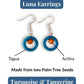 LUNA — Handmade Tagua Earrings - The Happy Elephant - Tagua Jewellery