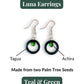 LUNA — Handmade Tagua Earrings - The Happy Elephant - Tagua Jewellery