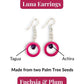 LUNA — Handmade Tagua Earrings - The Happy Elephant - Tagua Jewellery