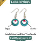 LUNA — Handmade Tagua Earrings - The Happy Elephant - Tagua Jewellery