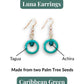 LUNA — Handmade Tagua Earrings - The Happy Elephant - Tagua Jewellery