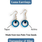 LUNA — Handmade Tagua Earrings - The Happy Elephant - Tagua Jewellery