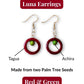 LUNA — Handmade Tagua Earrings - The Happy Elephant - Tagua Jewellery