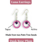 LUNA — Handmade Tagua Earrings - The Happy Elephant - Tagua Jewellery