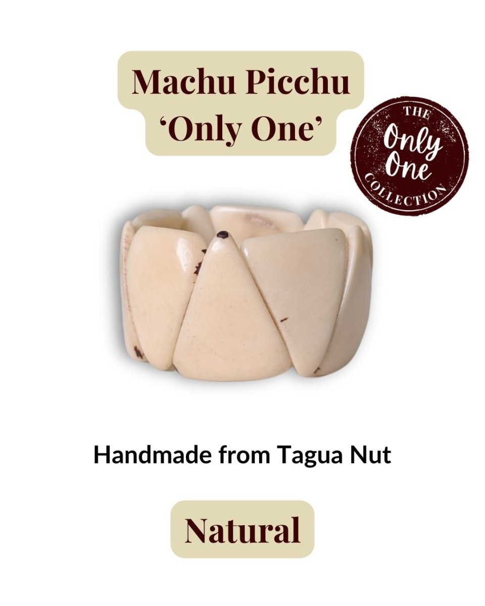 MACHU PICCHU — Handmade Tagua Bracelet — 'Only One' - The Happy Elephant - Tagua Jewellery