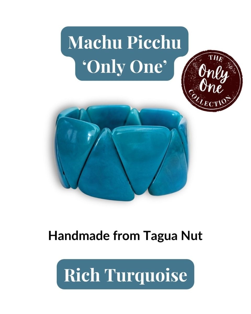 MACHU PICCHU — Handmade Tagua Bracelet — 'Only One' - The Happy Elephant - Tagua Jewellery
