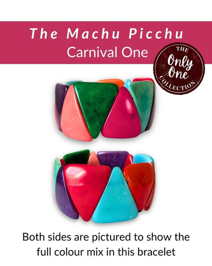 MACHU PICCHU — Handmade Tagua Bracelet — 'Only One' - The Happy Elephant - Tagua Jewellery