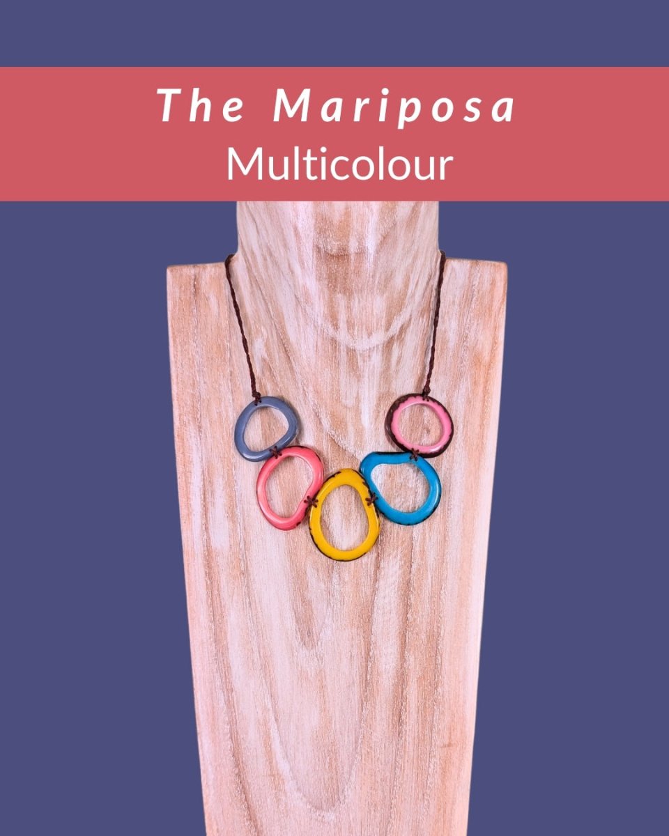 MARIPOSA · Botanical Artisan Tagua Necklace - The Happy Elephant - Tagua Jewellery