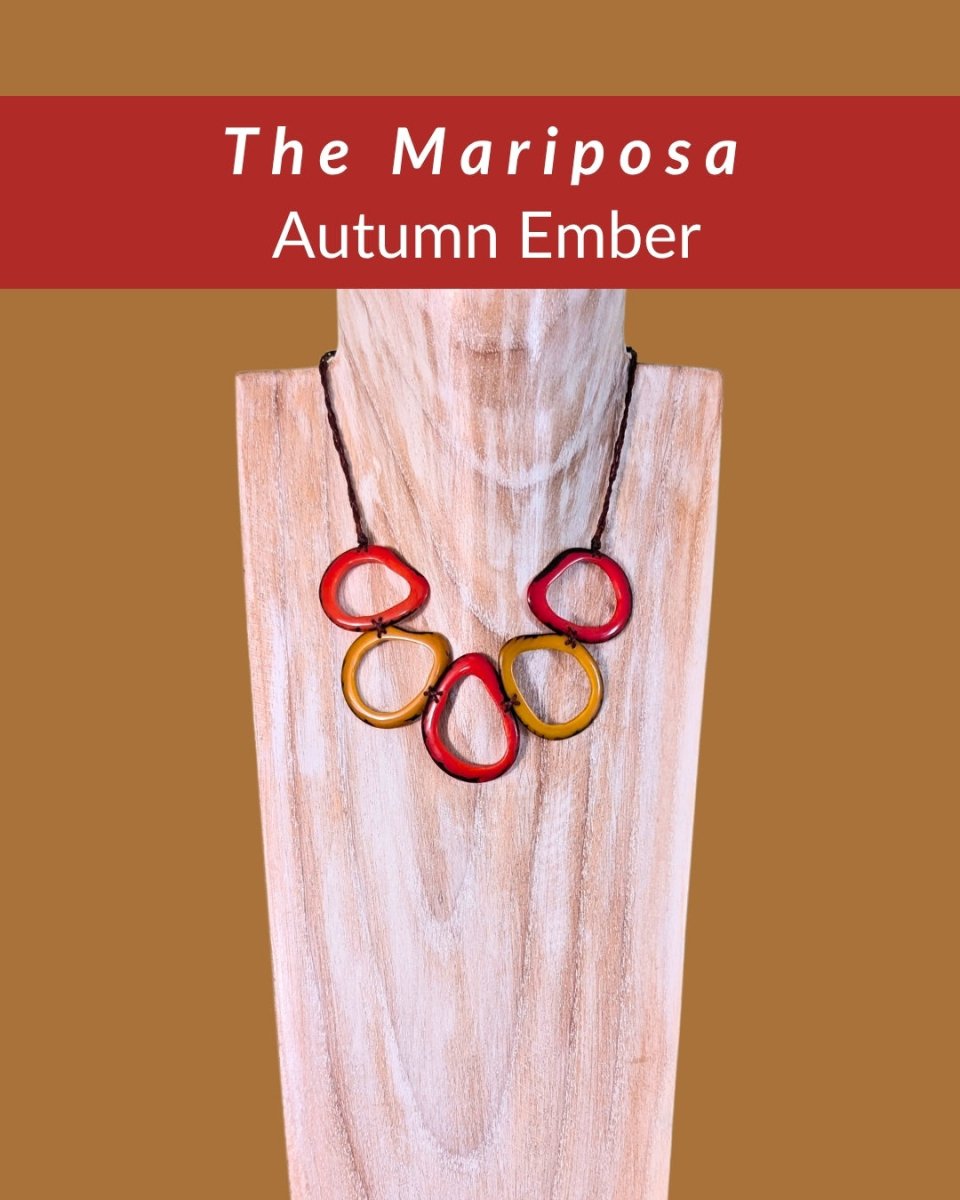 MARIPOSA · Botanical Artisan Tagua Necklace - The Happy Elephant - Tagua Jewellery
