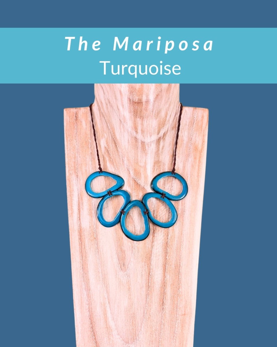 MARIPOSA · Botanical Artisan Tagua Necklace - The Happy Elephant - Tagua Jewellery