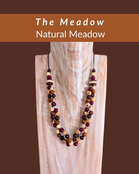 MEADOW — Botanical Artisan Necklace - The Happy Elephant - Tagua Jewellery