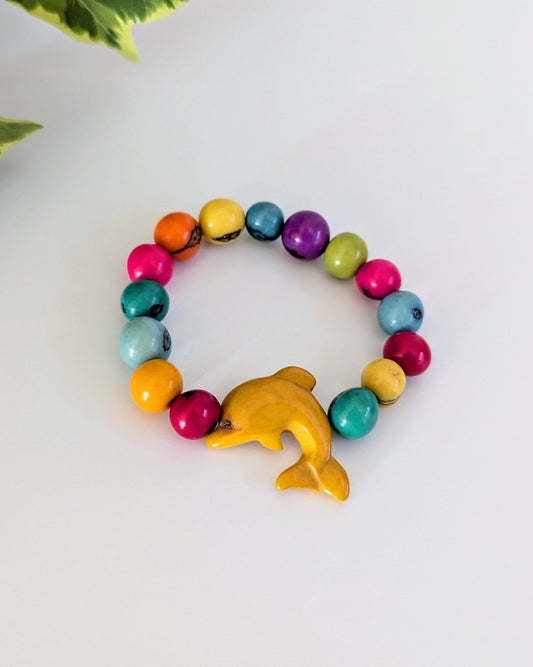 MIRABEL — Handmade Children's Acai Seed and Tagua Bracelet - The Happy Elephant - Tagua Jewellery