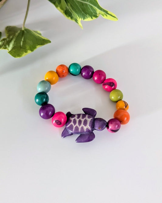 MIRABEL — Handmade Children's Acai Seed and Tagua Bracelet - The Happy Elephant - Tagua Jewellery