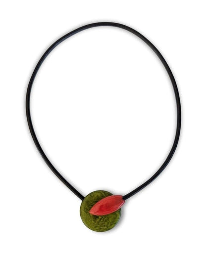 MOONLIGHT— Handmade Tagua Statement Magnetic Necklace - The Happy Elephant - Tagua Jewellery