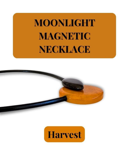 MOONLIGHT— Handmade Tagua Statement Magnetic Necklace - The Happy Elephant - Tagua Jewellery