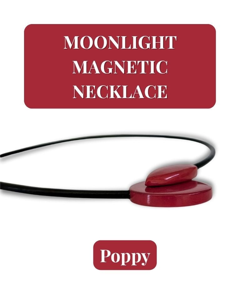 MOONLIGHT— Handmade Tagua Statement Magnetic Necklace - The Happy Elephant - Tagua Jewellery
