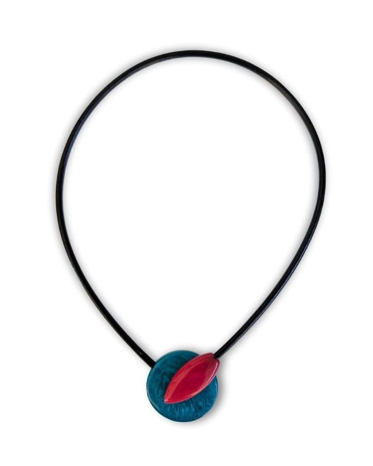 MOONLIGHT— Handmade Tagua Statement Magnetic Necklace - The Happy Elephant - Tagua Jewellery