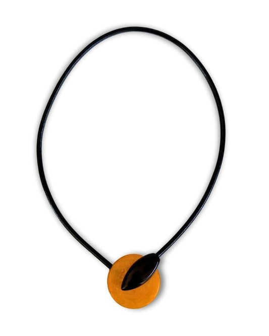MOONLIGHT— Handmade Tagua Statement Magnetic Necklace - The Happy Elephant - Tagua Jewellery