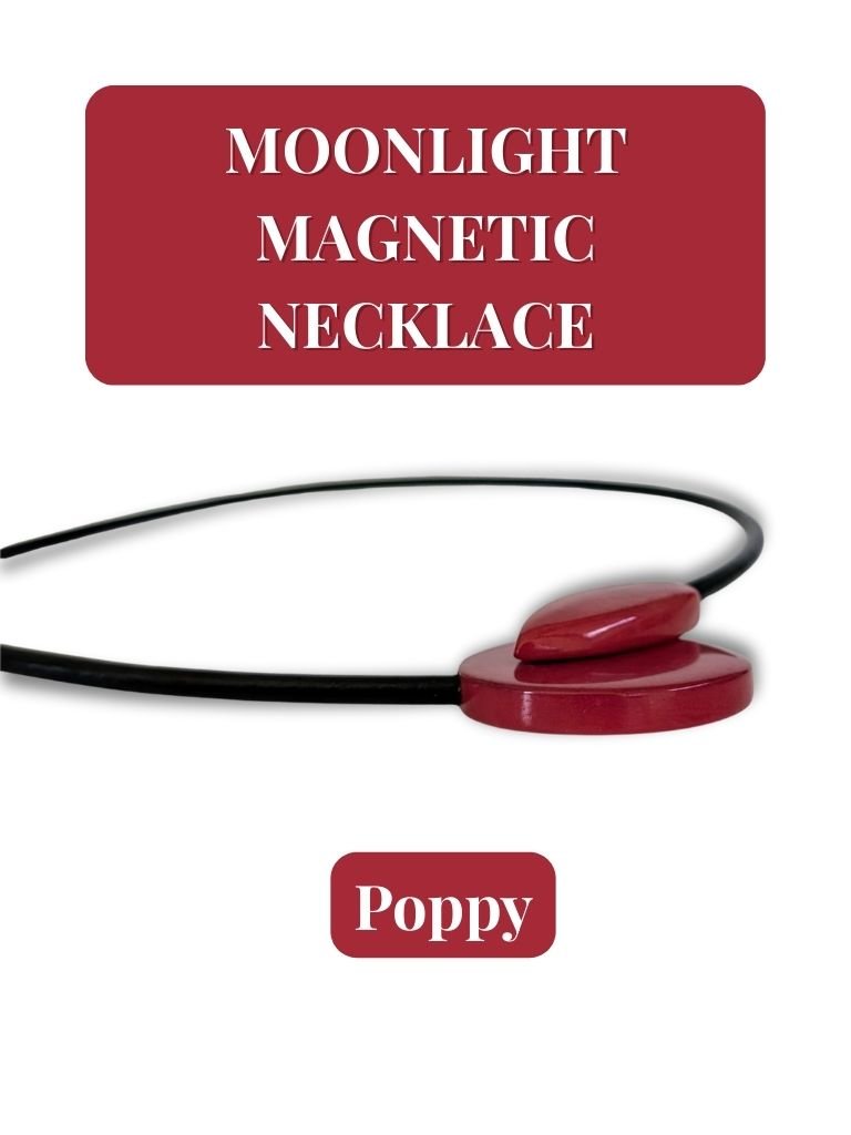 MOONLIGHT— Handmade Tagua Statement Magnetic Necklace — 'Only One' - The Happy Elephant - Tagua Jewellery