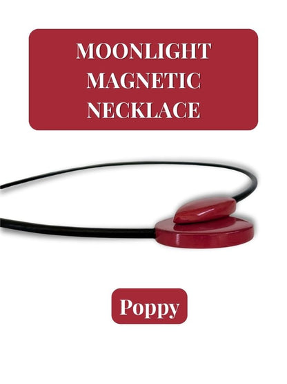MOONLIGHT— Handmade Tagua Statement Magnetic Necklace — 'Only One' - The Happy Elephant - Tagua Jewellery