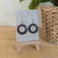 OLA — Handmade Coconut Shell Earrings - The Happy Elephant - Tagua Jewellery