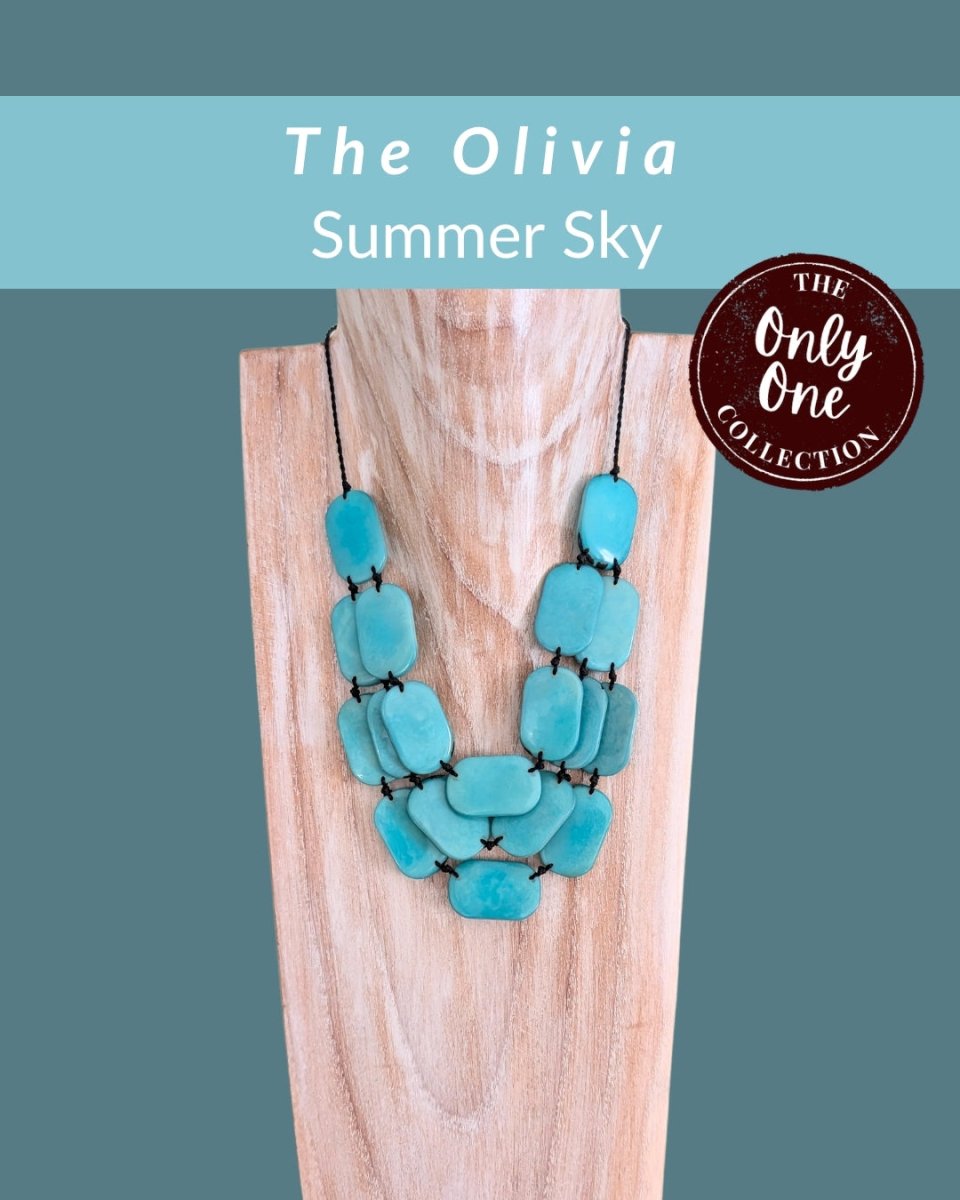 OLIVIA · Tagua Necklace · 'Only One' - The Happy Elephant - Tagua Jewellery