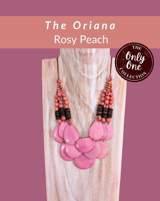 ORIANA — Handmade Tagua Statement Necklace — 'Only One' - The Happy Elephant - Tagua Jewellery