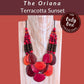 ORIANA — Handmade Tagua Statement Necklace — 'Only One' - The Happy Elephant - Tagua Jewellery