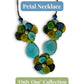 PETAL — Handmade Tagua Statement Necklace — 'Only One' - The Happy Elephant - Tagua Jewellery