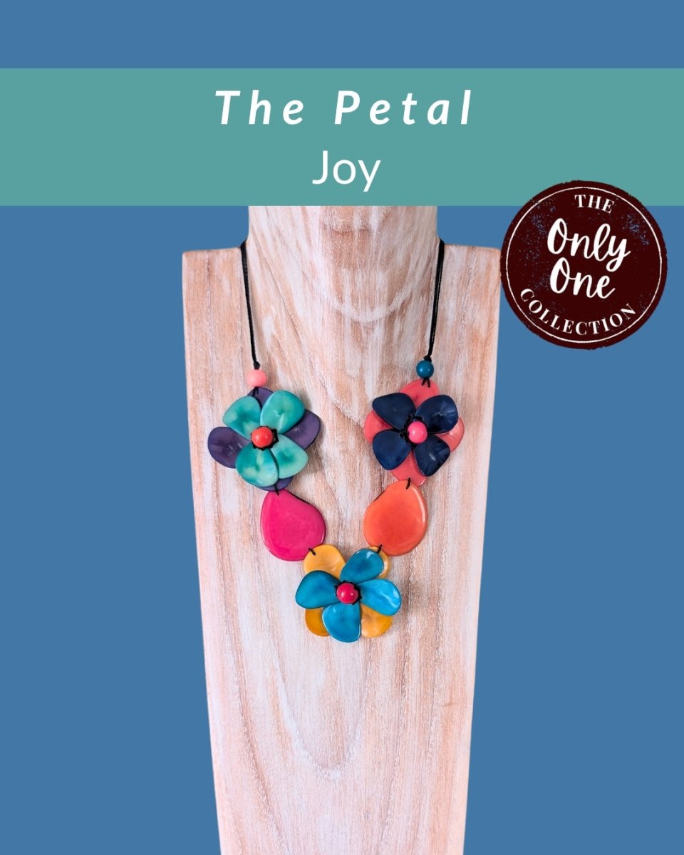 PETAL · Tagua Necklace · 'Only One' - The Happy Elephant - Tagua Jewellery