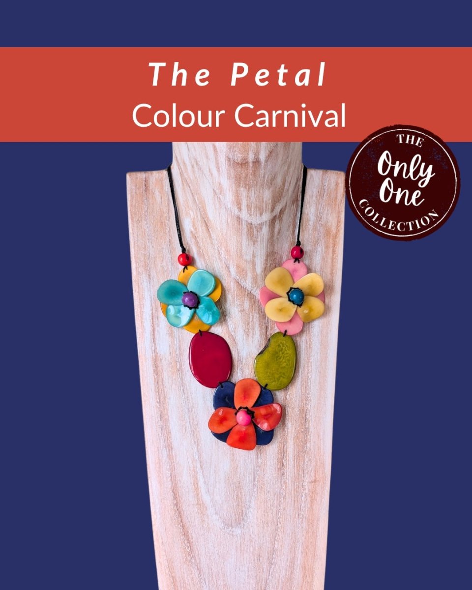 PETAL · Tagua Necklace · 'Only One' - The Happy Elephant - Tagua Jewellery