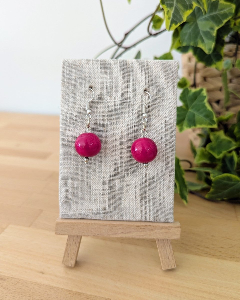 PIPPA — Handmade Tagua Earrings - The Happy Elephant - Tagua Jewellery