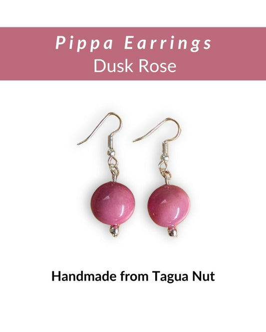 PIPPA — Handmade Tagua Earrings - The Happy Elephant - Tagua Jewellery