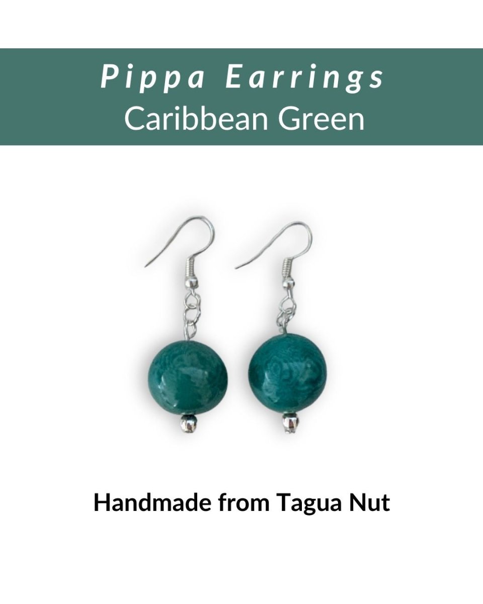 PIPPA — Handmade Tagua Earrings - The Happy Elephant - Tagua Jewellery