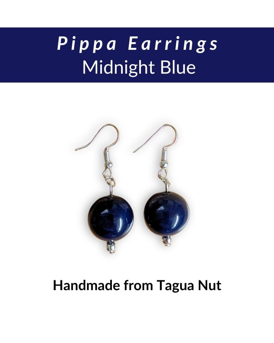 PIPPA — Handmade Tagua Earrings - The Happy Elephant - Tagua Jewellery