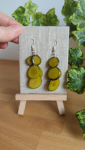 Load and play video in Gallery viewer, Cascade Tagua Nut Earrings
