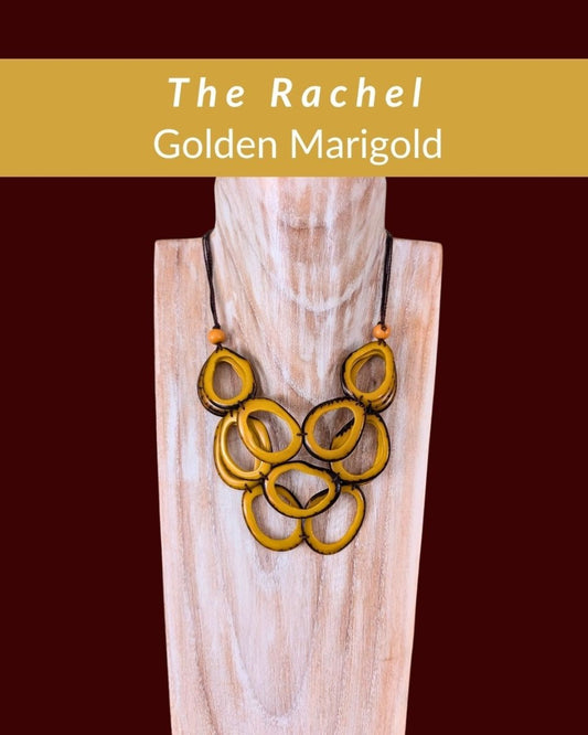 RACHEL — Handmade Tagua Statement Necklace - The Happy Elephant - Tagua Jewellery