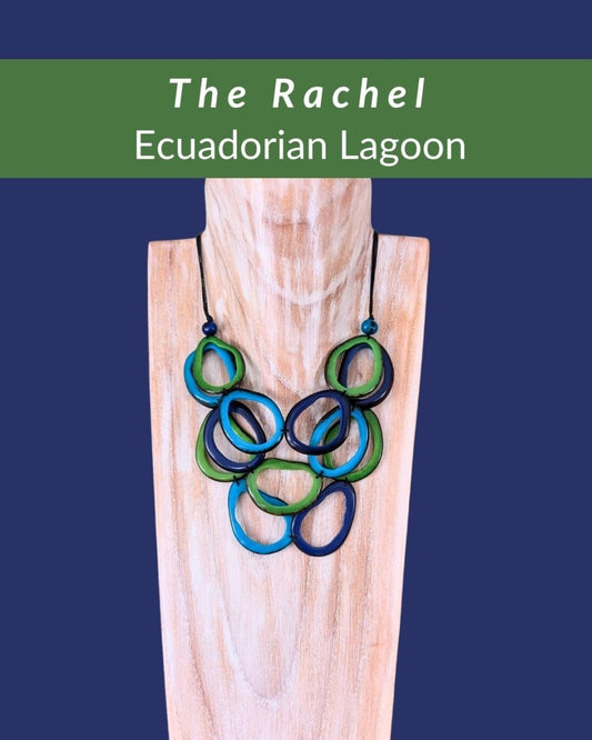 RACHEL — Handmade Tagua Statement Necklace - The Happy Elephant - Tagua Jewellery
