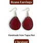 REANA — Handmade Tagua Earrings - The Happy Elephant - Tagua Jewellery