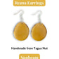 REANA — Handmade Tagua Earrings - The Happy Elephant - Tagua Jewellery