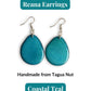 REANA — Handmade Tagua Earrings - The Happy Elephant - Tagua Jewellery