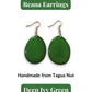 REANA — Handmade Tagua Earrings - The Happy Elephant - Tagua Jewellery