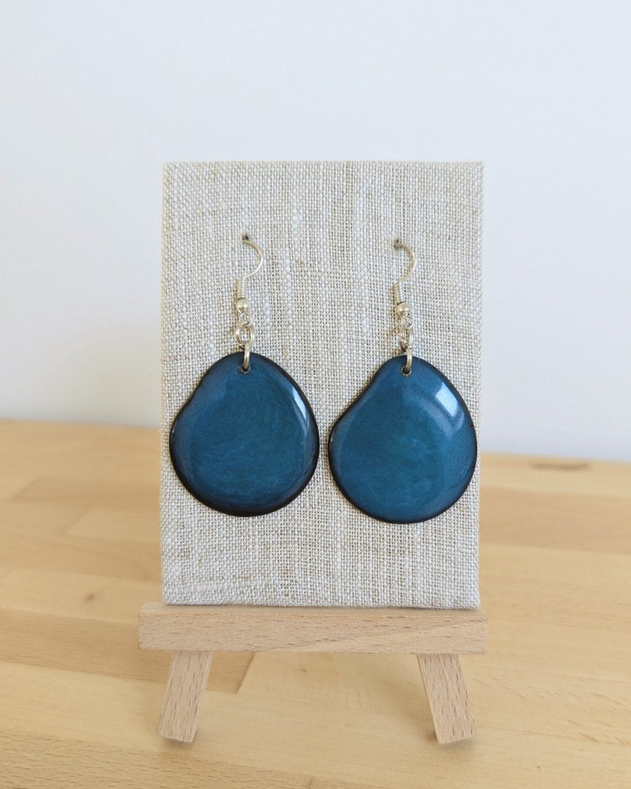 Reana Tagua Nut Handmade Earrings - The Happy Elephant - Tagua Jewellery