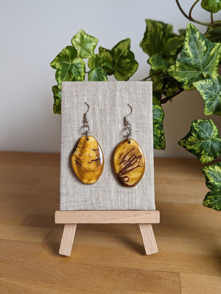 SIERRA — Handmade Tagua Earrings - The Happy Elephant - Tagua Jewellery