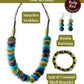 SIMPLY SMARTIES JEWELLERY SET — Handmade Tagua Statement Set — 'Only One' - The Happy Elephant - Tagua Jewellery