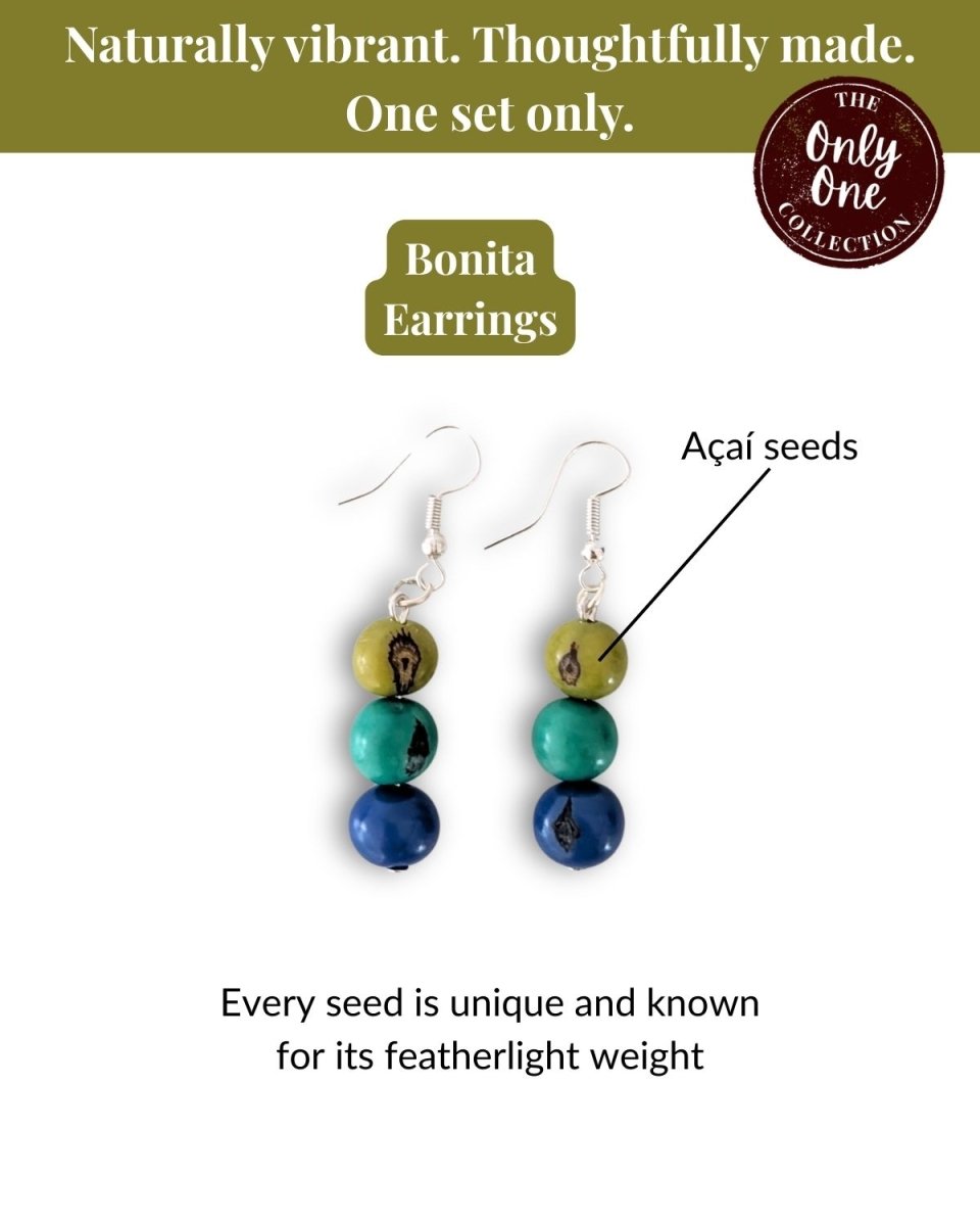 SIMPLY SMARTIES JEWELLERY SET — Handmade Tagua Statement Set — 'Only One' - The Happy Elephant - Tagua Jewellery