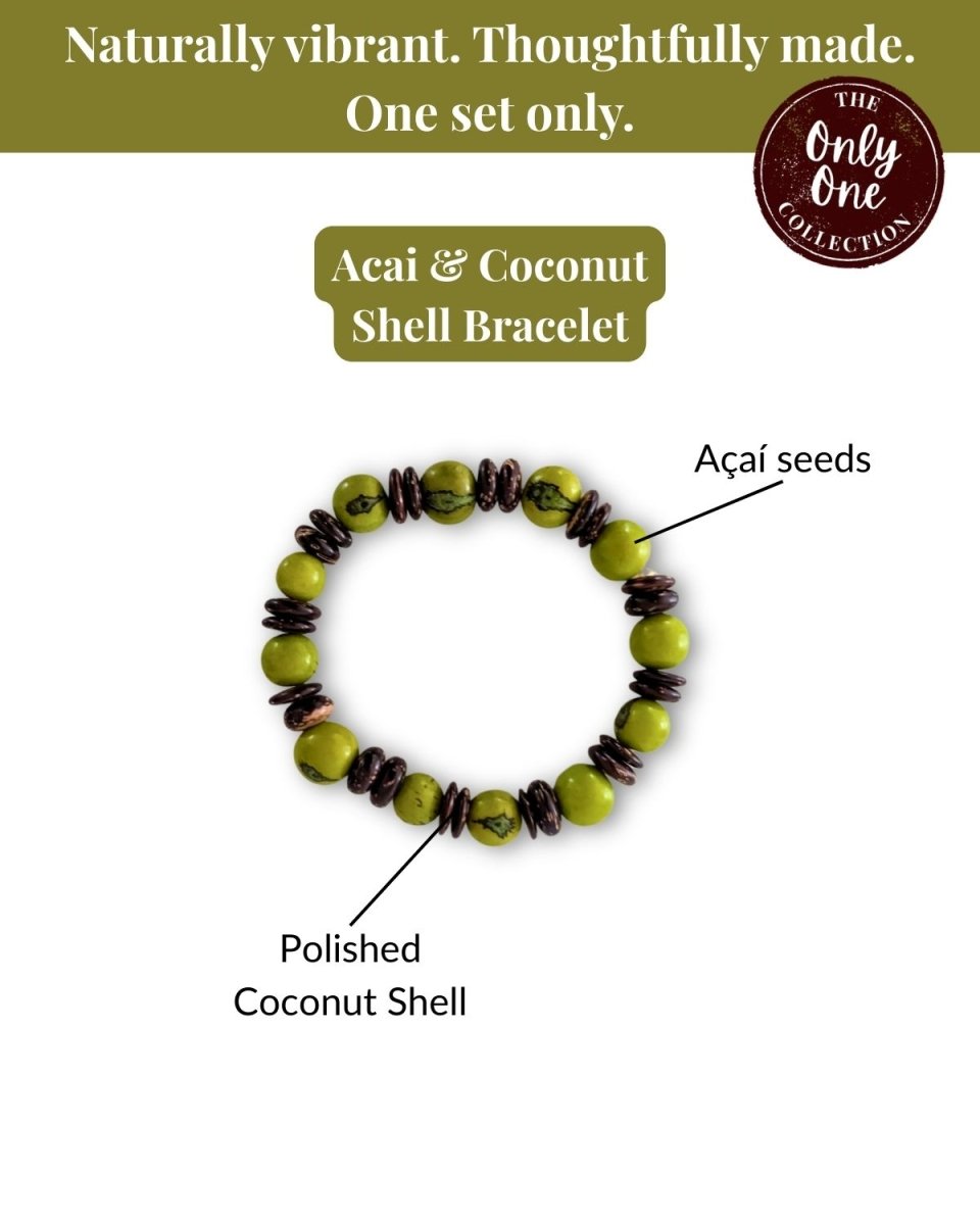 SIMPLY SMARTIES JEWELLERY SET — Handmade Tagua Statement Set — 'Only One' - The Happy Elephant - Tagua Jewellery