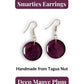 SMARTIES — Handmade Tagua Earrings - The Happy Elephant - Tagua Jewellery