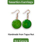 SMARTIES — Handmade Tagua Earrings - The Happy Elephant - Tagua Jewellery